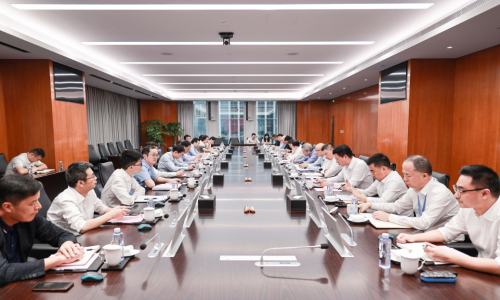 財政部資環司司長郜進興一行蒞臨桐昆調研并召開排污權有償使用座談會