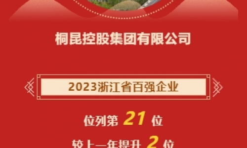 2023浙江省企業百強榜發布，桐昆再進位！