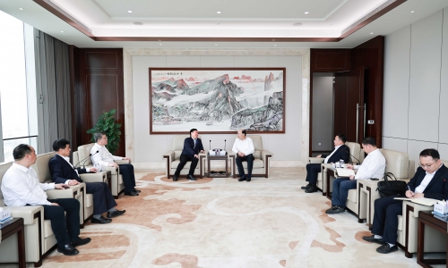 通用技術(shù)高新材料集團(tuán)有限公司董事長(zhǎng)、黨委書(shū)記莊小雄一行蒞臨桐昆調(diào)研