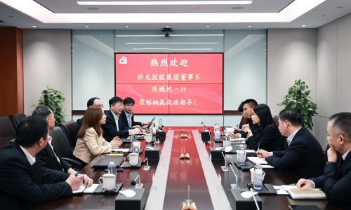臥龍控股集團(tuán)董事長(zhǎng)陳嫣妮一行到訪桐昆