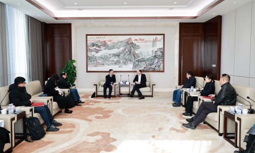 招商銀行杭州分行副行長(zhǎng)孫文勇一行蒞臨桐昆調(diào)研