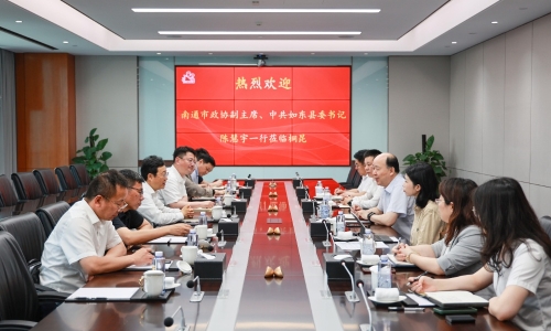 南通市政協副主席、如東縣委書記陳慧宇蒞臨桐昆調研